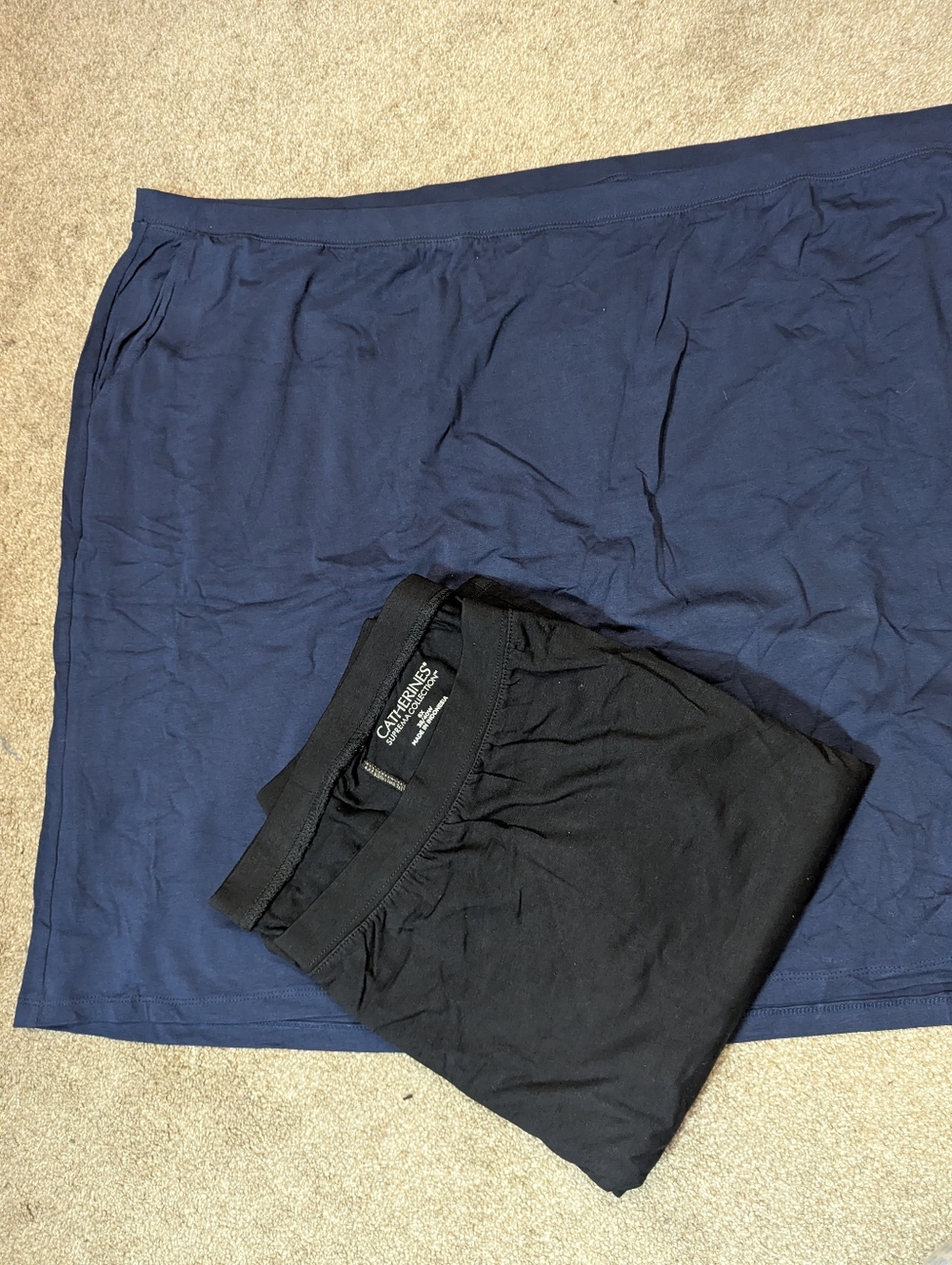 (4) Catherines Women's Suprema Skirt/Skort Plus Size 6X Lot Two Black, Two Blue